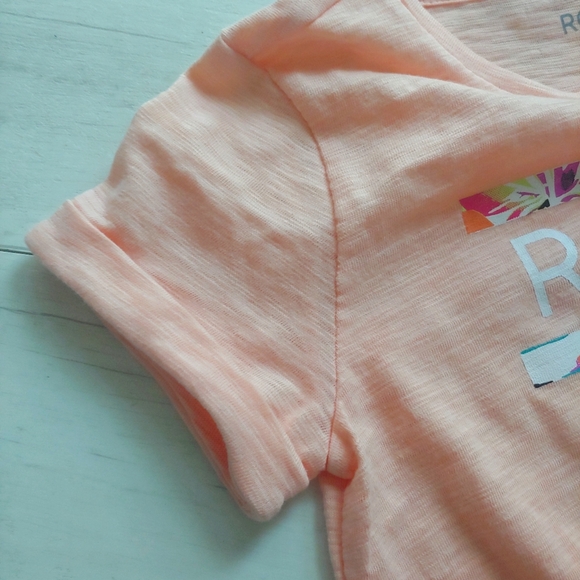 ROXY NEW Short Sleeve Top & Floral French Terry Shorts - Picture 7 of 12